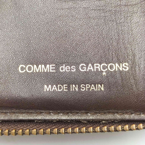 コムデギャルソン COMME des GARCONS ロゴ型押し ラウンドファスナー ウォレット 長財布 メンズ