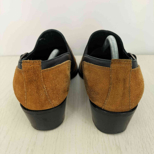 ANGELO RUFFO HEEL SHOES スウェード ヒール ウエスタンシューズ レディース 40