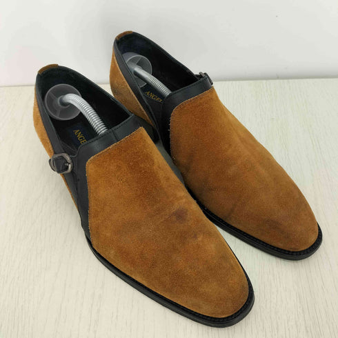 ANGELO RUFFO HEEL SHOES スウェード ヒール ウエスタンシューズ レディース 40