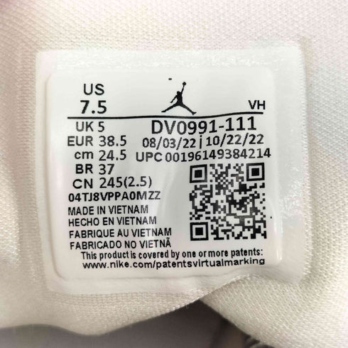 ジョーダンブランド JORDAN BRAND Women's Air Jordan 1 Mid Triple White レディース 24.5