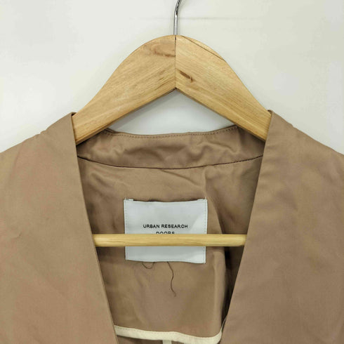 アーバンリサーチドアーズ URBAN RESEARCH DOORS コットンノーカラーコート レディース ONE SIZE