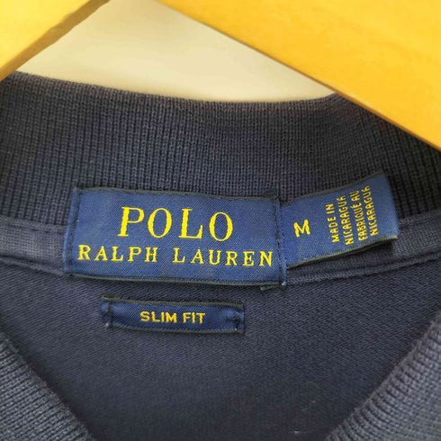 ポロラルフローレン POLO RALPH LAUREN SLIM FIT ポニー 刺繍 S/S ポロシャツ レディース import:M