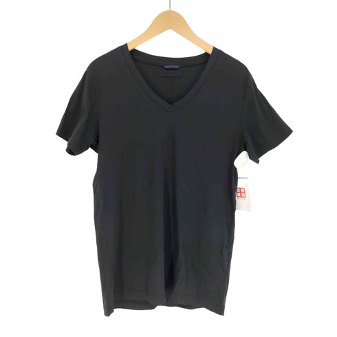 ジュンハシモト junhashimoto ストレッチ S/S コットン Vネック Tシャツ メンズ JPN:4