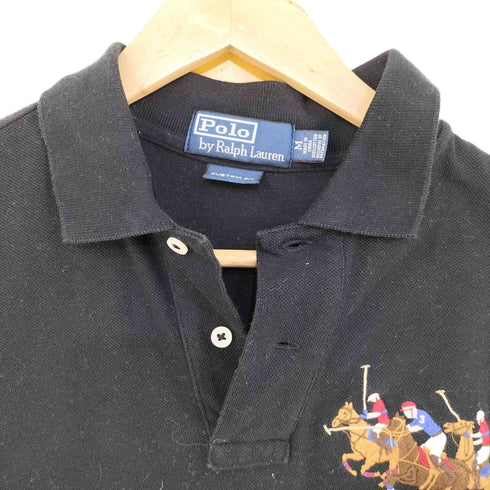 ポロバイラルフローレン Polo by RALPH LAUREN CUSTOMU FIT POLO刺繍 ポロシャツ メンズ JPN:M