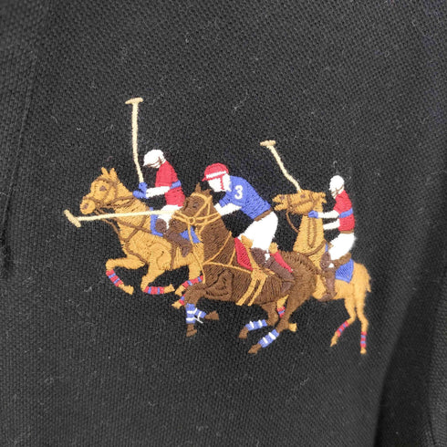 ポロバイラルフローレン Polo by RALPH LAUREN CUSTOMU FIT POLO刺繍 ポロシャツ メンズ JPN:M
