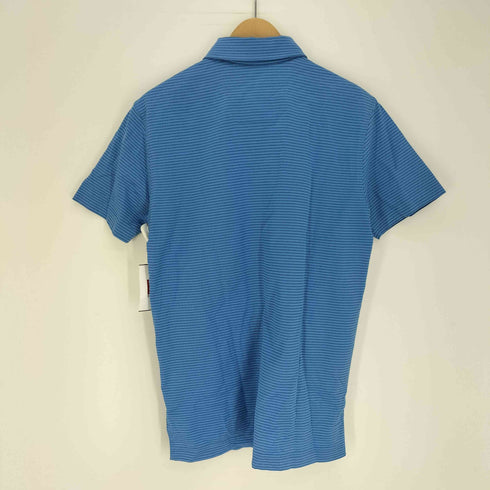 ブルックスブラザーズ BROOKS BROTHERS SLIM FIT ストライプ柄 ロゴ刺繍 S/S ポロシャツ メンズ import:S