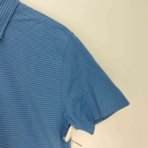 ブルックスブラザーズ BROOKS BROTHERS SLIM FIT ストライプ柄 ロゴ刺繍 S/S ポロシャツ メンズ import:S