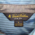 ブルックスブラザーズ BROOKS BROTHERS SLIM FIT ストライプ柄 ロゴ刺繍 S/S ポロシャツ メンズ import:S