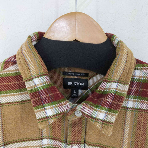 ブリクストン Brixton BOWERY L/S FLANNEL メンズ import:L
