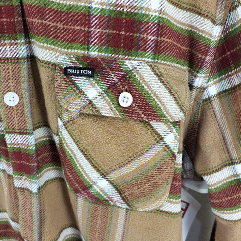 ブリクストン Brixton BOWERY L/S FLANNEL メンズ import:L