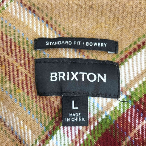 ブリクストン Brixton BOWERY L/S FLANNEL メンズ import:L