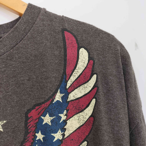 ハーレーダビッドソン HARLEY-DAVIDSON USA製 両面プリント イーグル クルーネックTシャツ メンズ 2XL