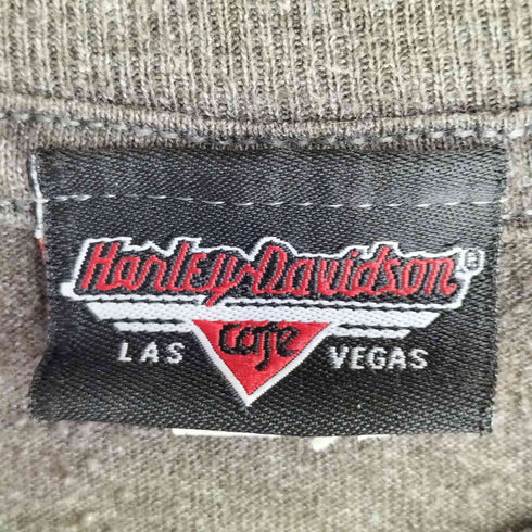 ハーレーダビッドソン HARLEY-DAVIDSON USA製 両面プリント イーグル クルーネックTシャツ メンズ 2XL