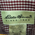 エディーバウアー Eddie Bauer 90-00S 白タグ ギンガムチェック ボタンダウン S/S シャツ メンズ import:L