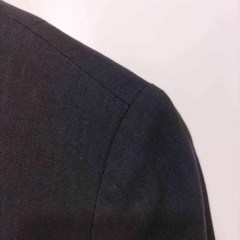 ボールジー BALLSEY リネン混ノーカラージャケット レディース 38