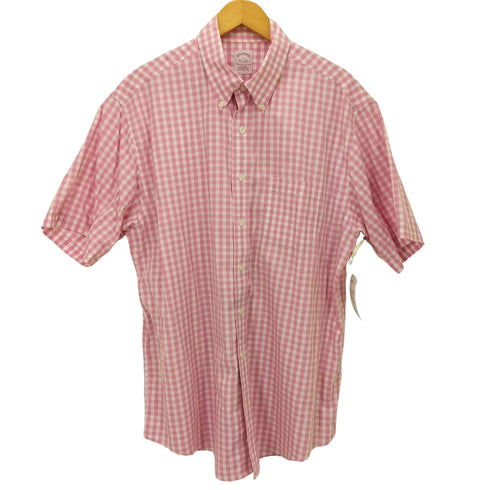 ブルックスブラザーズ BROOKS BROTHERS Est.1818 SUPIMA COTTON THE ORIGINAL POLO SHIRT ギンガムチェック S/S ポロカラー シャツ メンズ import:L