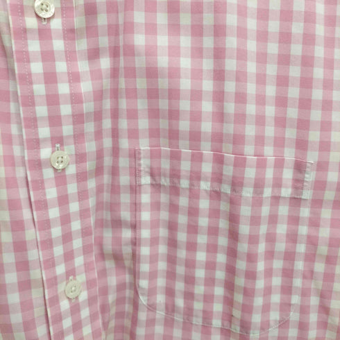 ブルックスブラザーズ BROOKS BROTHERS Est.1818 SUPIMA COTTON THE ORIGINAL POLO SHIRT ギンガムチェック S/S ポロカラー シャツ メンズ import:L
