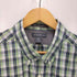 エディーバウアー Eddie Bauer WRINKLE FREE RELAXED FIT チェック ボタンダウン S/S シャツ メンズ import:L