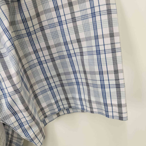 エディーバウアー Eddie Bauer WRINKLE RESISTANT RELAXED FIT チェック ボタンダウン S/S シャツ メンズ import:M