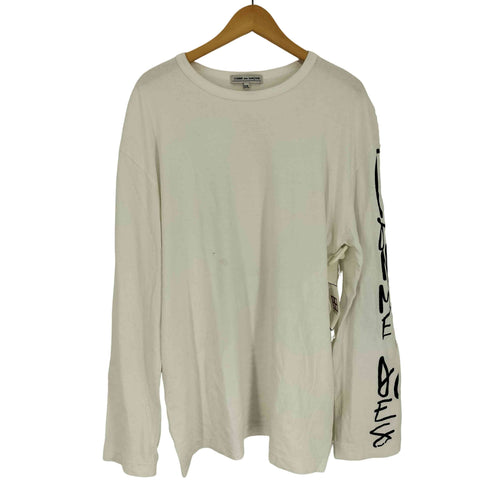 コムデギャルソン COMME des GARCONS AD2023 袖プリント L/S クルーネック Tシャツ メンズ JPN:XXL