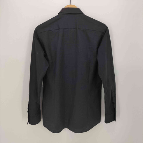 シーケーカルバンクライン ck Calvin Klein 比翼 ライン 長袖シャツ メンズ import:M