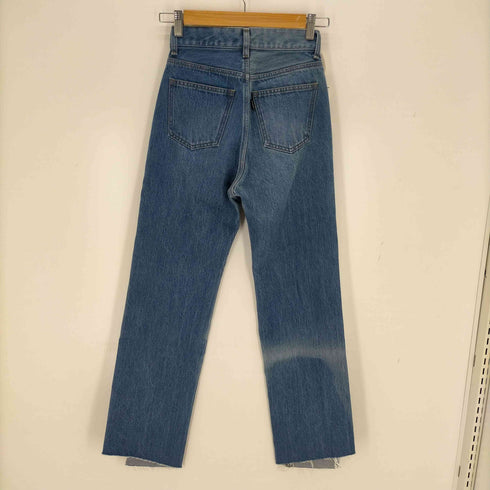 アニュアンス anuans カットオフデニムパンツ レディース