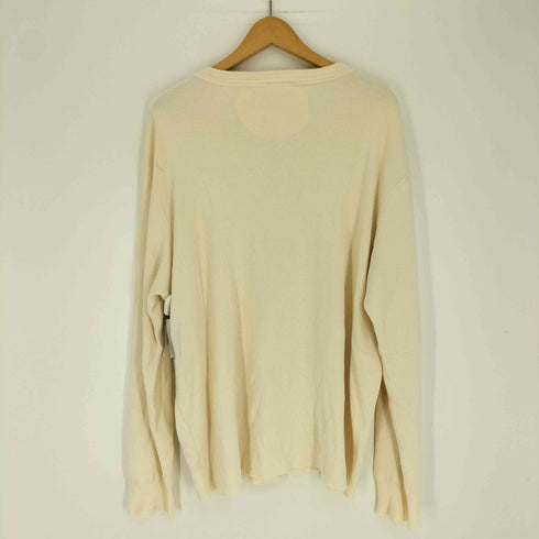 ポロバイラルフローレン Polo by RALPH LAUREN ロングリブ ヘンリーネック コットン ニット サーマル カットソー ビッグサイズ メンズ import:XXL