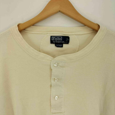 ポロバイラルフローレン Polo by RALPH LAUREN ロングリブ ヘンリーネック コットン ニット サーマル カットソー ビッグサイズ メンズ import:XXL
