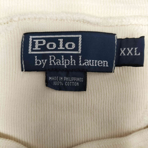 ポロバイラルフローレン Polo by RALPH LAUREN ロングリブ ヘンリーネック コットン ニット サーマル カットソー ビッグサイズ メンズ import:XXL