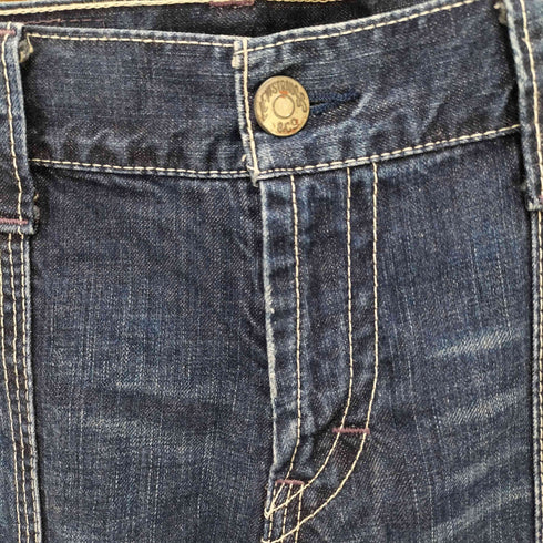 リーバイス Levis 00S 702 ジップフライ ダメージ デニム ショーツ ハーフ パンツ 07年製 メンズ W34 L15