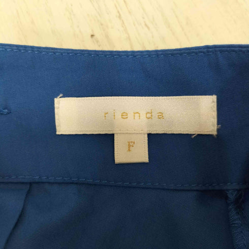 リエンダ rienda 22AW H/N ギャザー パフ SLV BLS レディース FREE