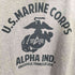 アルファインダストリーズ ALPHA INDUSTRIES U.S MARINE CORPS ロゴ プリント プルオーバー パーカー メンズ import:L