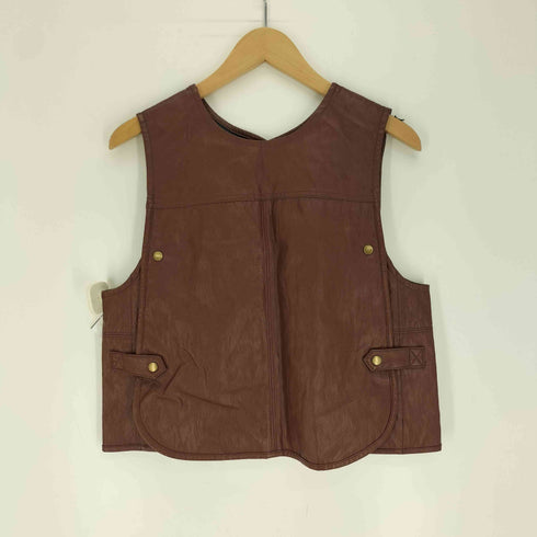 フリークスストア FREAKS STORE 22AW 2way フェイクレザー ベスト レディース FREE