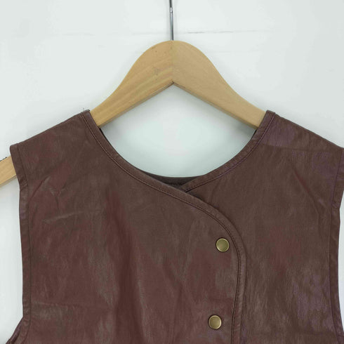 フリークスストア FREAKS STORE 22AW 2way フェイクレザー ベスト レディース FREE