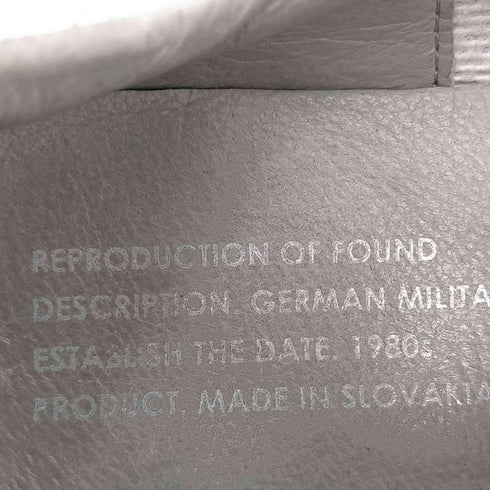 リプロダクションオブ ファウンド REPRODUCTION OF FOUND ジャーマントレーナー メンズ JPN:41