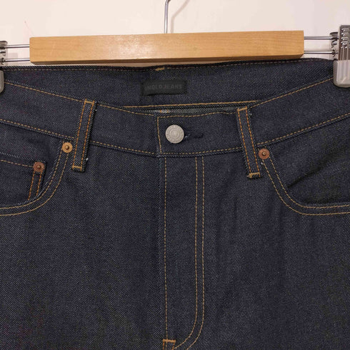 ユニクロ UNIQLO セルビッジレギュラーフィットジーンズ メンズ 33(84cm)