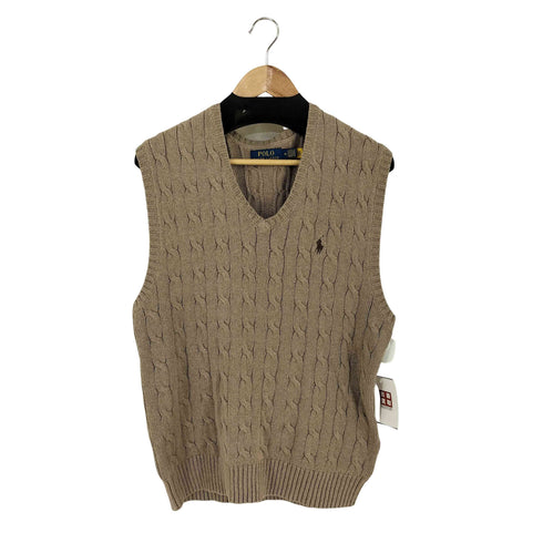 ポロラルフローレン POLO RALPH LAUREN ケーブルニットベスト メンズ import:M