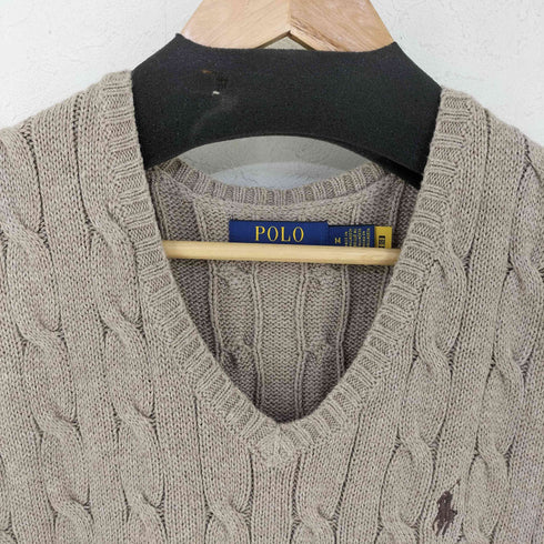 ポロラルフローレン POLO RALPH LAUREN ケーブルニットベスト メンズ import:M