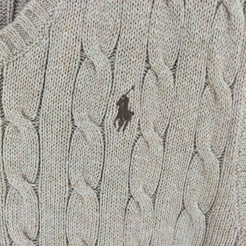 ポロラルフローレン POLO RALPH LAUREN ケーブルニットベスト メンズ import:M