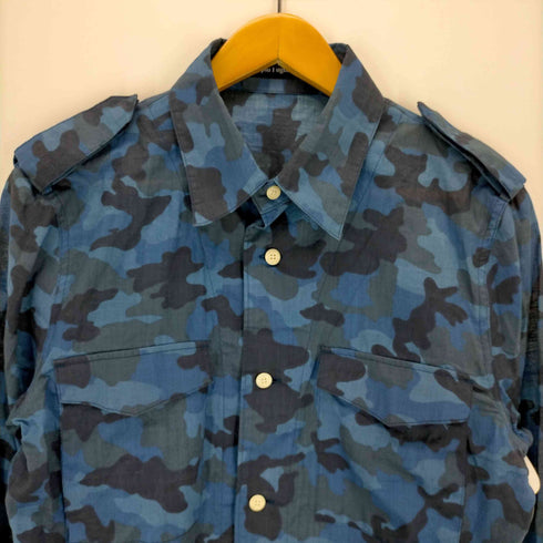 ウノピュウノウグァーレトレ 1PIU1UGUALE3 ORIGINAL GIZA GAUZE CAMO ARMY SUMMER SHIRTS L/S メンズ JPN:M