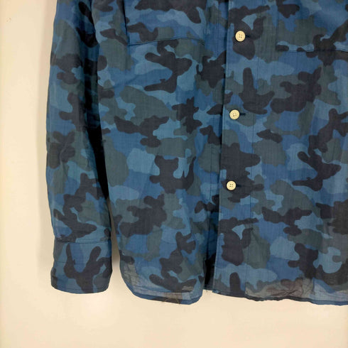 ウノピュウノウグァーレトレ 1PIU1UGUALE3 ORIGINAL GIZA GAUZE CAMO ARMY SUMMER SHIRTS L/S メンズ JPN:M