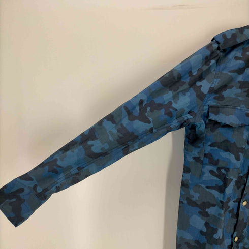 ウノピュウノウグァーレトレ 1PIU1UGUALE3 ORIGINAL GIZA GAUZE CAMO ARMY SUMMER SHIRTS L/S メンズ JPN:M
