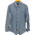 バナナリパブリック BANANA REPUBLIC 00S 香港製 コットン チェック ロングポイントカラー L/S シャツ メンズ import:M