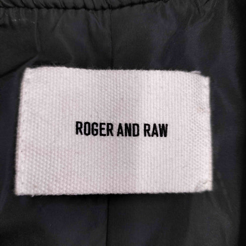 ROGER AND RAW クロップド ブルゾン レディース