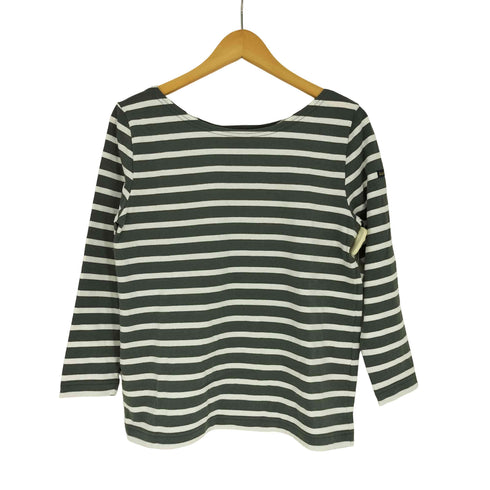 ルミノア Le minor フランス製 ボーダー ボートネック L/S カットソー バスクシャツ レディース 1