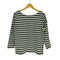 ルミノア Le minor フランス製 ボーダー ボートネック L/S カットソー バスクシャツ レディース 1