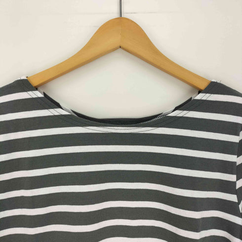 ルミノア Le minor フランス製 ボーダー ボートネック L/S カットソー バスクシャツ レディース 1