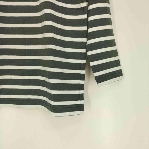 ルミノア Le minor フランス製 ボーダー ボートネック L/S カットソー バスクシャツ レディース 1