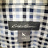 エディーバウアー Eddie Bauer チェック 柄 コットン ボタンダウン L/S シャツ メンズ import:L