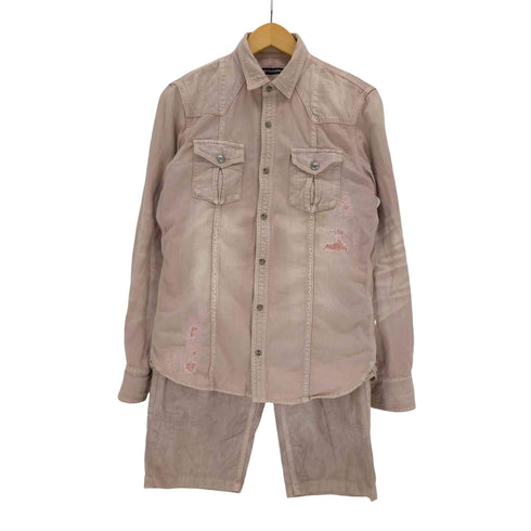 ゴーサンゴーイチプールオム 5351 POUR LES HOMMES リメイクダンガリー シャツパンツ セットアップ メンズ JPN:3